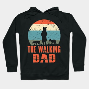 Father Father's Day The walking Dad Bear Hoodie